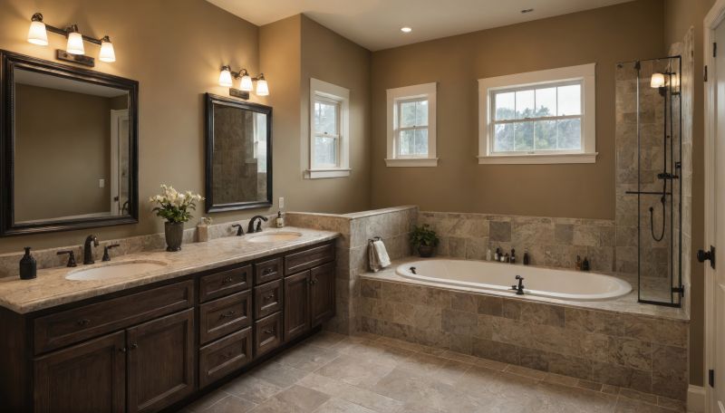 Wide View of a Bathroom Renovation